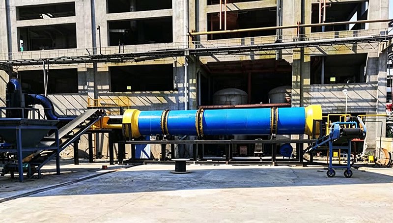 Hubei 1.2×10m Chemical Sludge Dryer Production Line