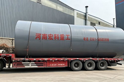 India Ф3.5×50m 20,000t/y Hematite Rotary Kiln Shipping