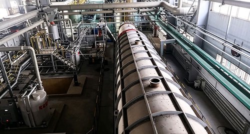 Hunan Xiangtan Ф1.2×22m Waste Battery Recycling Electric Heating Rotary Kiln Production Line Site
