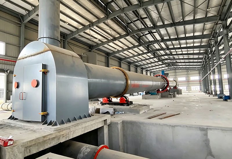 Jiangxi Jiujiang 120t/d Sludge Incineration Rotary Kiln Production Line Commissioned