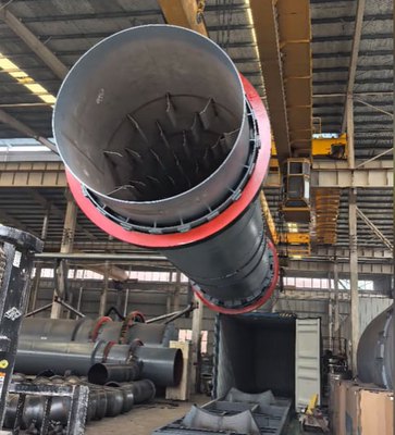 Russia Ф1.8×12m Gypsum Electromagnetic Heating Dryer Shipping